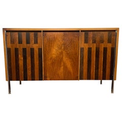 H. Paul Browning for Stanley Furniture Walnut and Rosewood Credenza Ca. 1960s