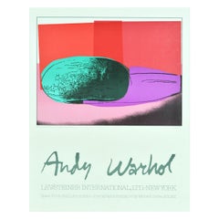 Original Vintage Exhibition Poster Andy Warhol Space Fruit Pop Art Watermelon