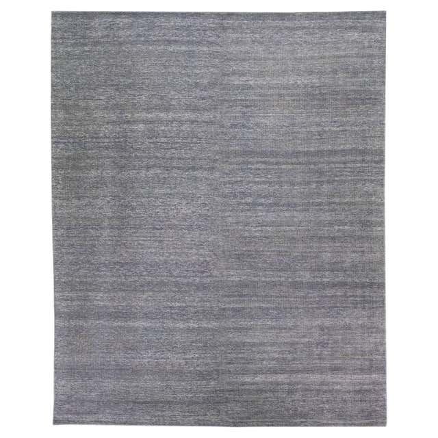 21st Century Contemporary Textured Ribbed Wool Rug For Sale at 1stDibs