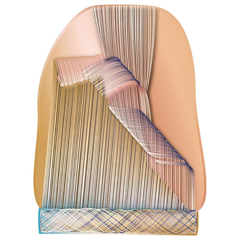 Kleiner unRolliger Sommerteppich aus Wolle mit Blindsaum von Claire Vos, Moooi