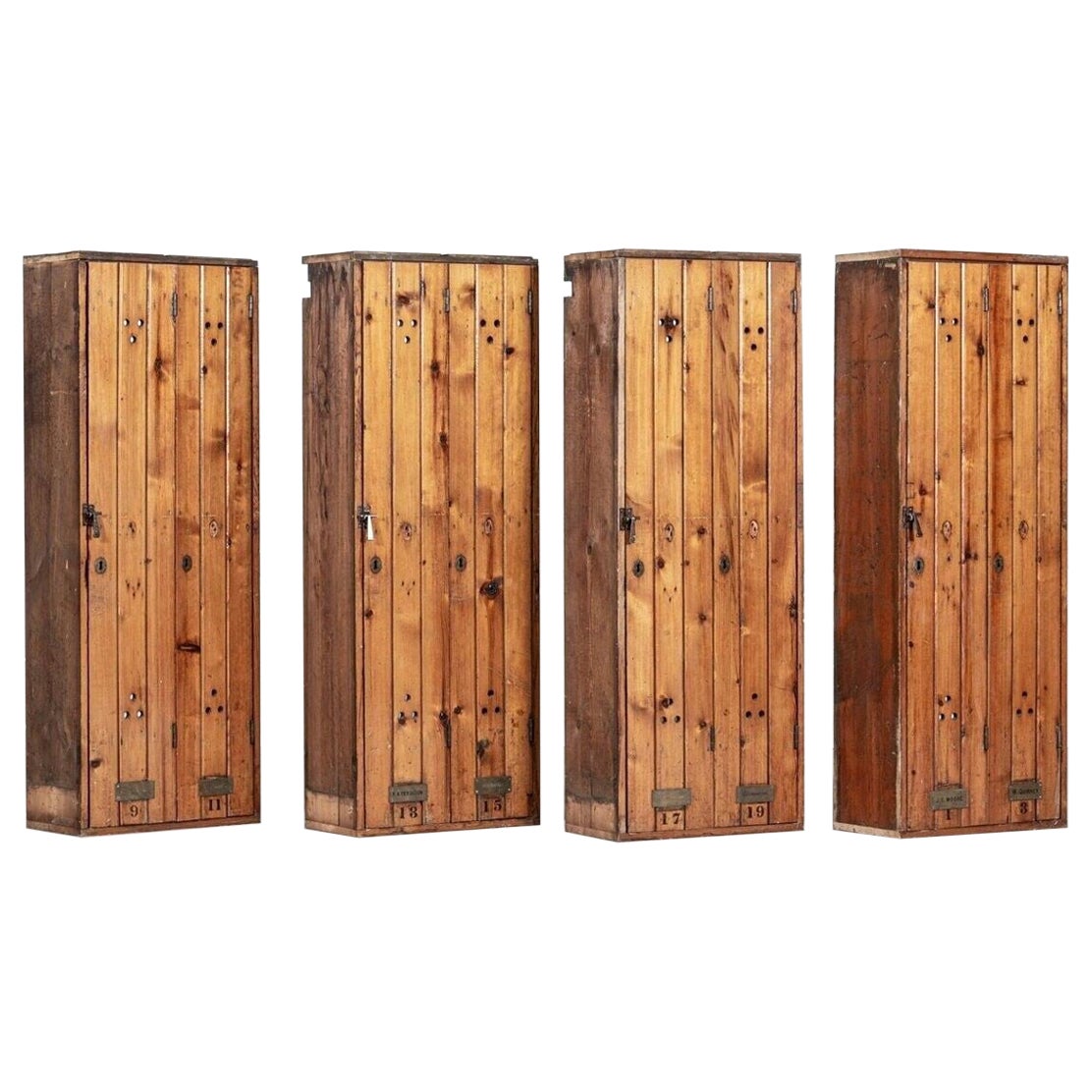 English Pine Golf Club Lockers For Sale at 1stDibs | golf lockers, lockers  for golf clubs, golf lockers for sale