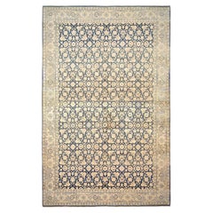 Antiker persischer Täbris- orientalischer Teppich in Zimmergröße mit Herati-Design