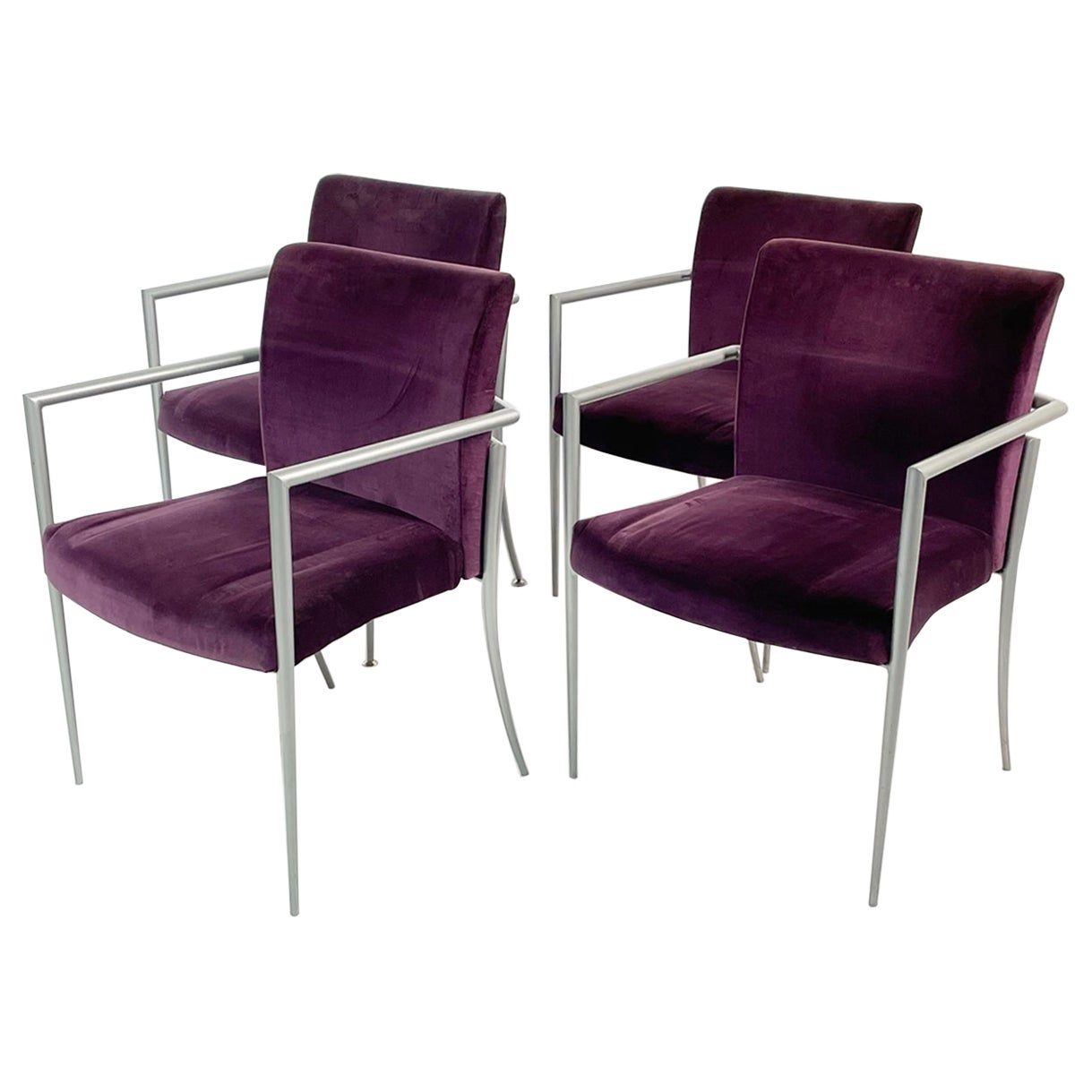 Set of 4 Cortona Chairs by Joe Ricchio for HBF For Sale