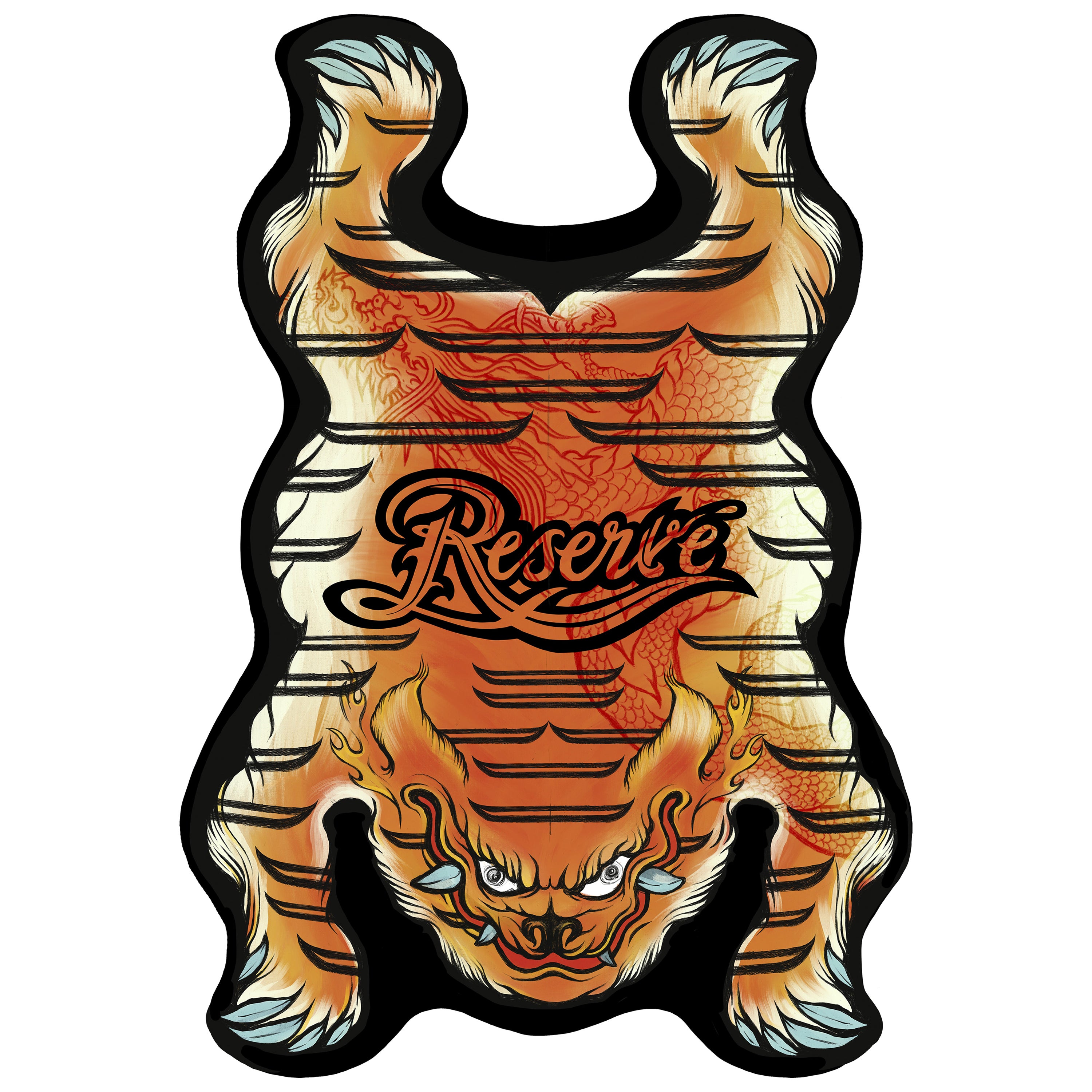 Moooi Little Tiger from Tibet Rug in Low Pile Polyamide by Atelier Reservé