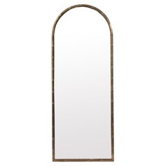 Brass Faux Bamboo Mirror