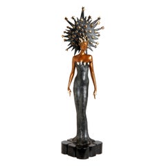 "Starstruck' Erte Bronze Art Deco Statue, signed