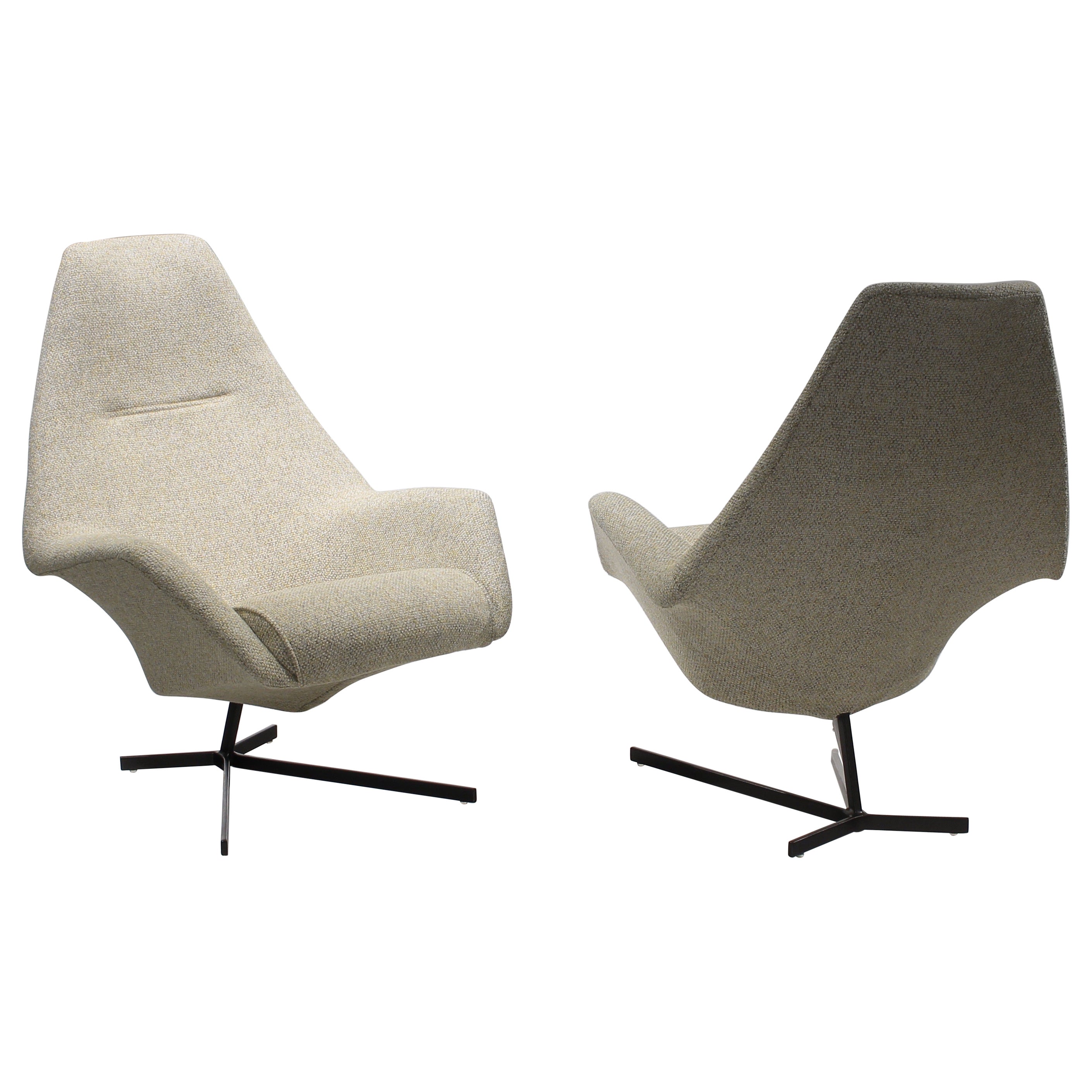 Mid Century Modern Lounge Chairs by Peter Hoyte "Ph6" Cantilever