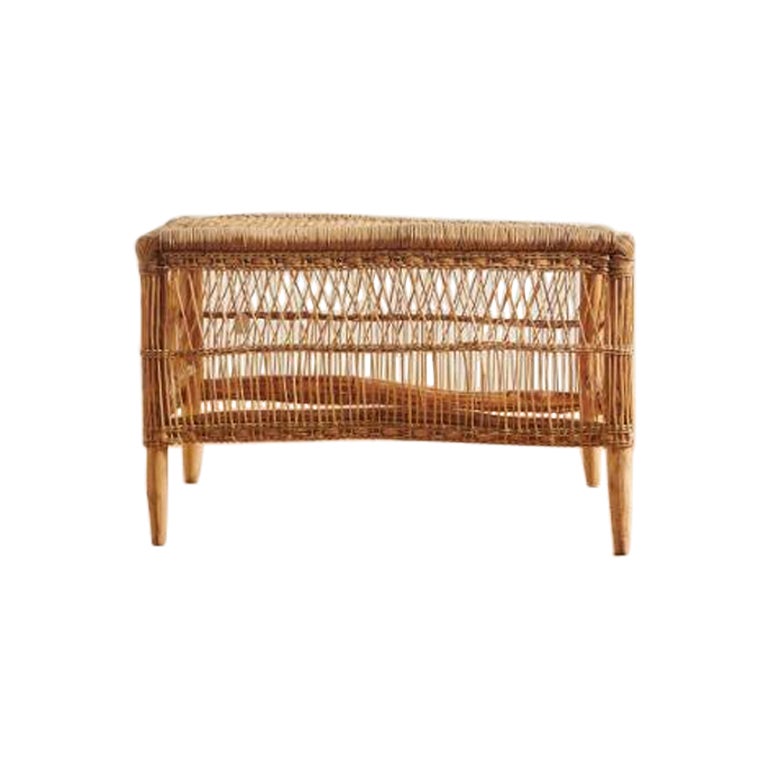 Handwoven Malawi Cane Coffee Table