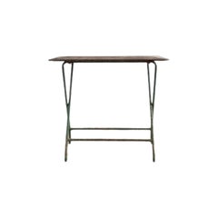Folding French Bistro Table in Iron