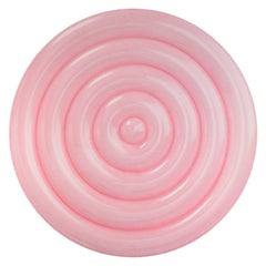 Moooi Small Ripples Rug in Pink with Low Pile Polyamide by Andrés Reisinger