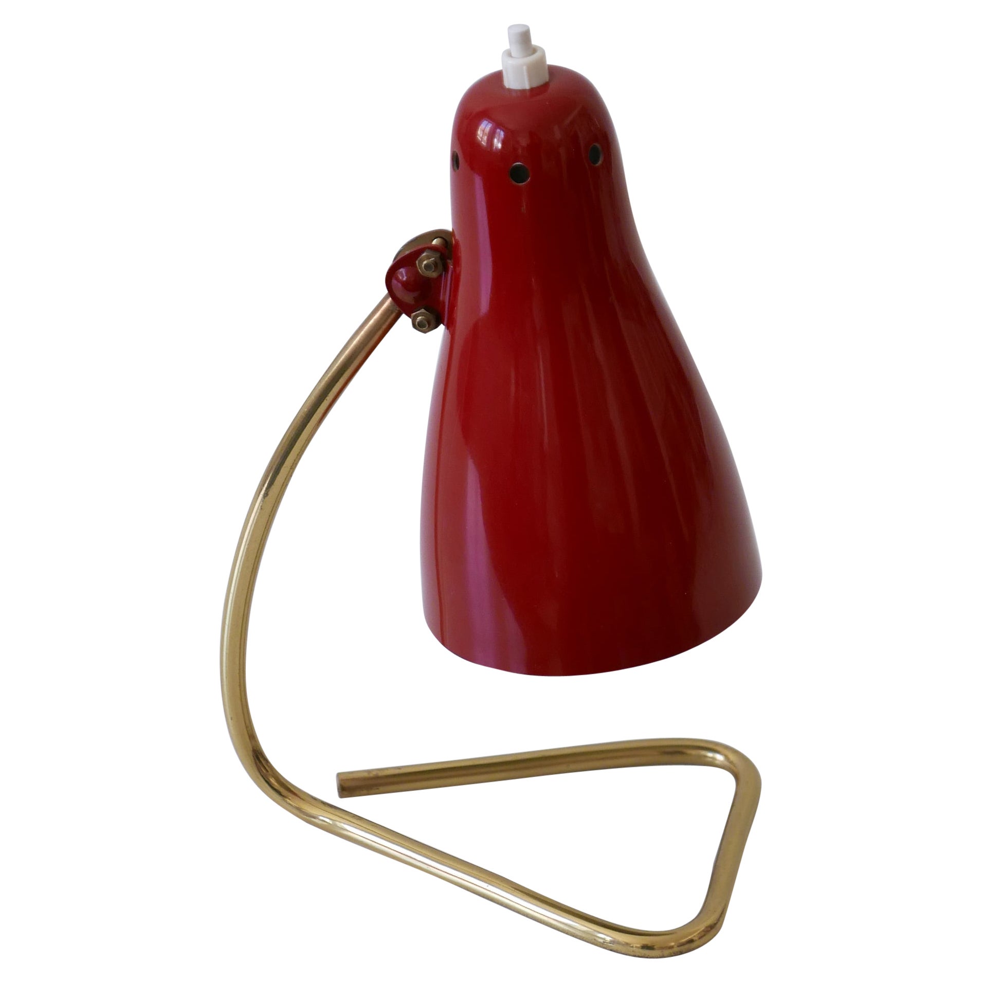 Lovely Mid-Century Modern Table Lamp or Sconce by Rupert Nikoll, Austria, 1960s For Sale