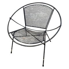 Mid-Century Modern Iron Hoop Chair by Maurizio Tempestini for Salterini C1955