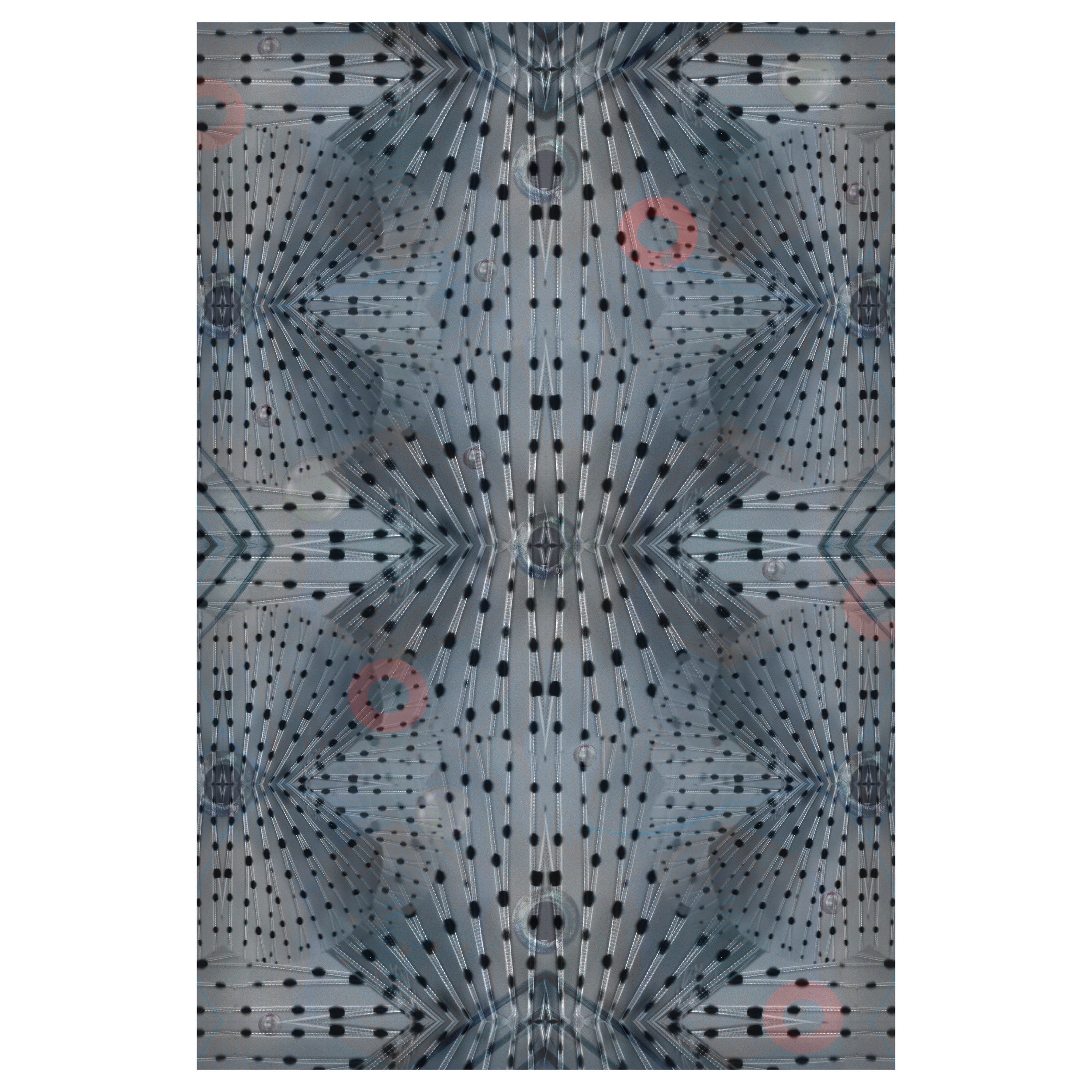 Großer, ausziehbarer Teppich aus tiefflorigem Polyamide mit fliegenden Korallen und Tieren von Moooi