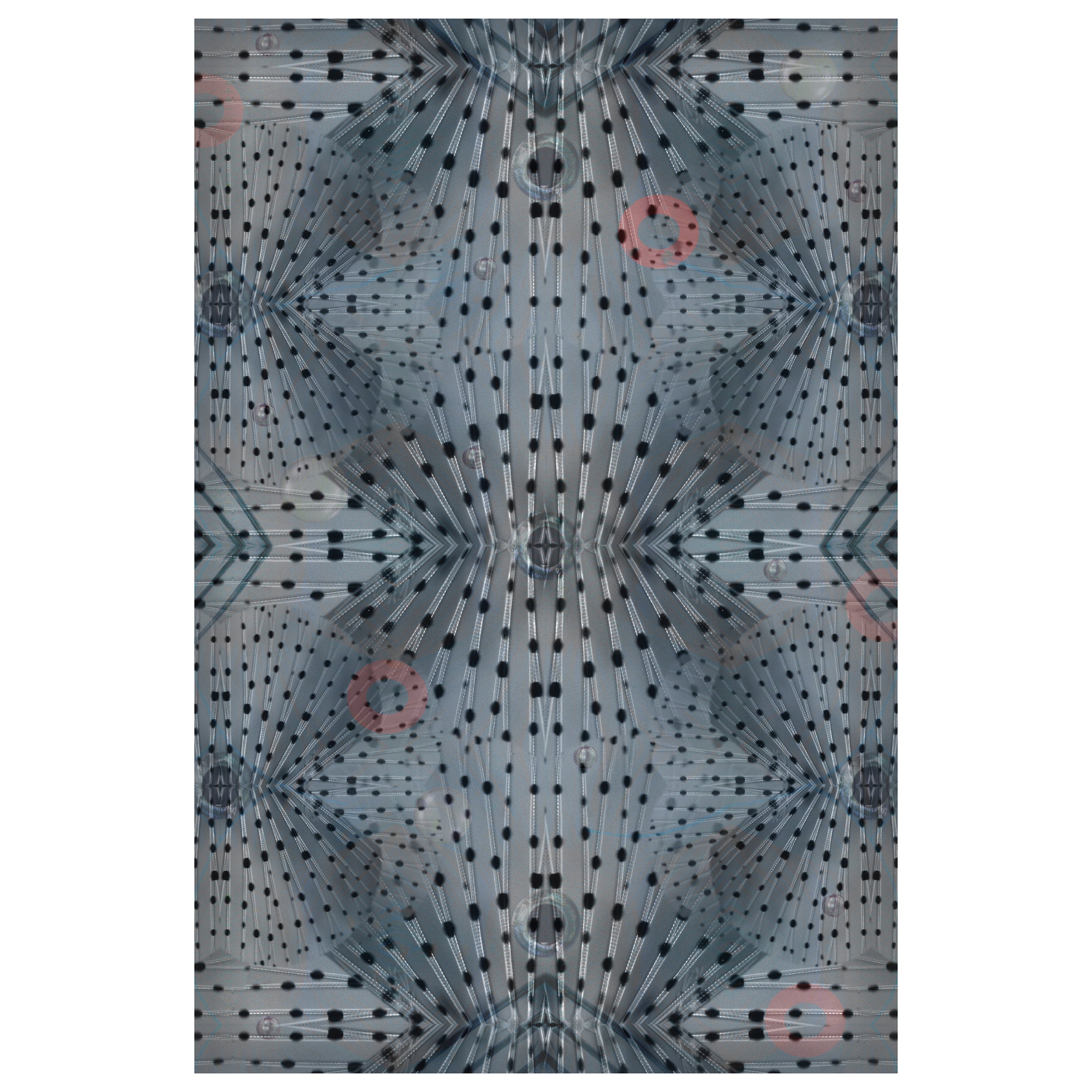 Moooi Small Extinct Animals Flying Coral Fish Rug in Wool For Sale