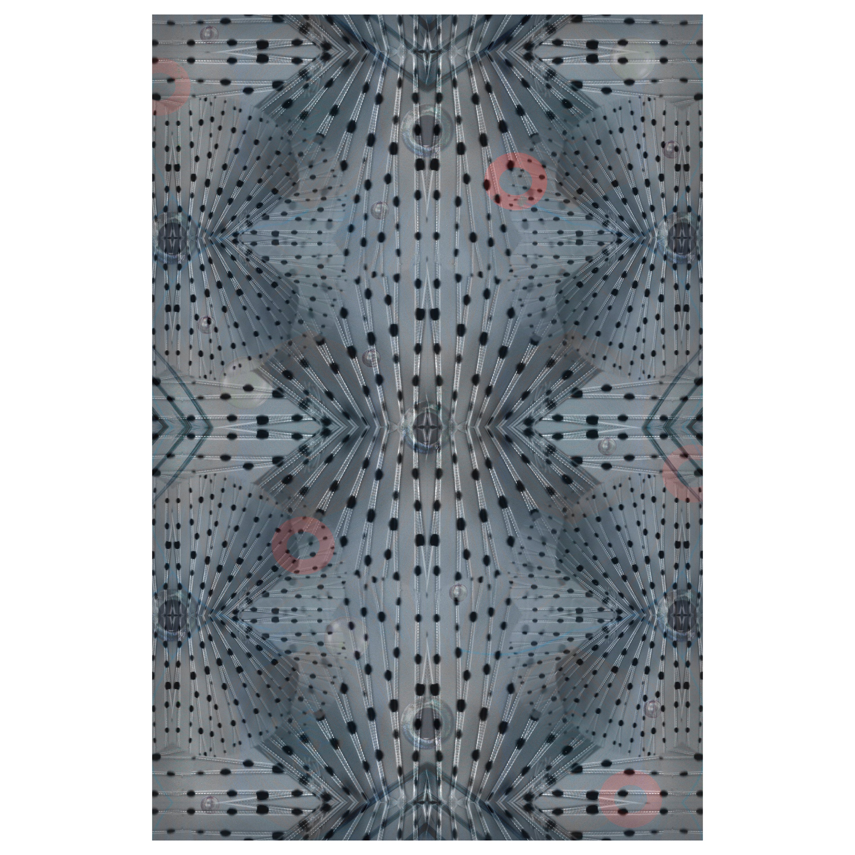 Moooi Large Extinct Animals Flying Coral Fish Rug in Wool For Sale