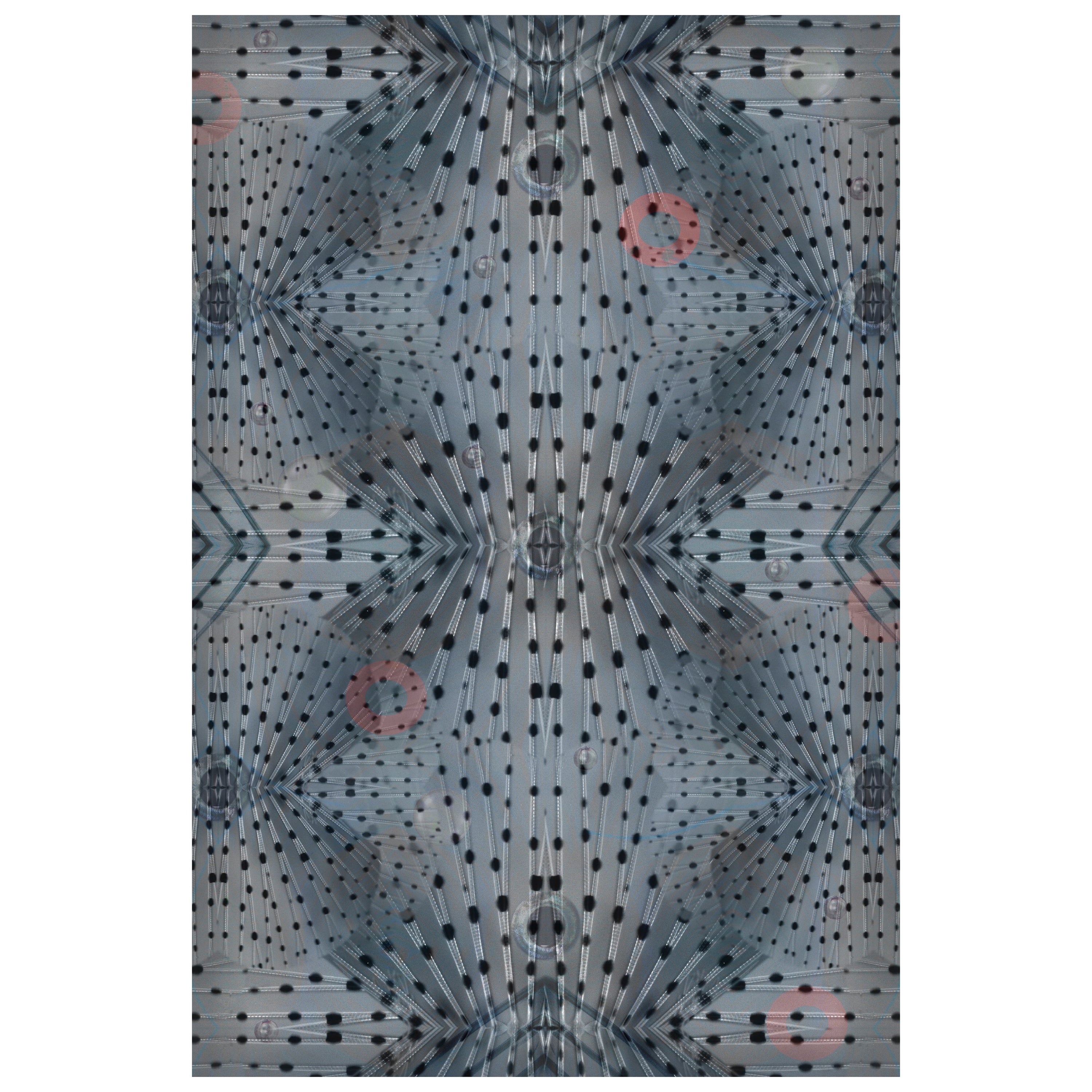 Großer, ausziehbarer Teppich aus weichem Polyamide mit fliegenden Korallen und Tieren von Moooi