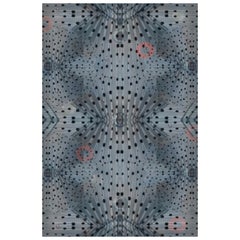 Grand tapis Moooi à motif d'animaux disparus et de poissons corail volants en polyamide souple