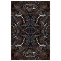 Tapis Moooi en polyamide à poils bas à motif d'animaux en fleurs de séadragon, petit modèle