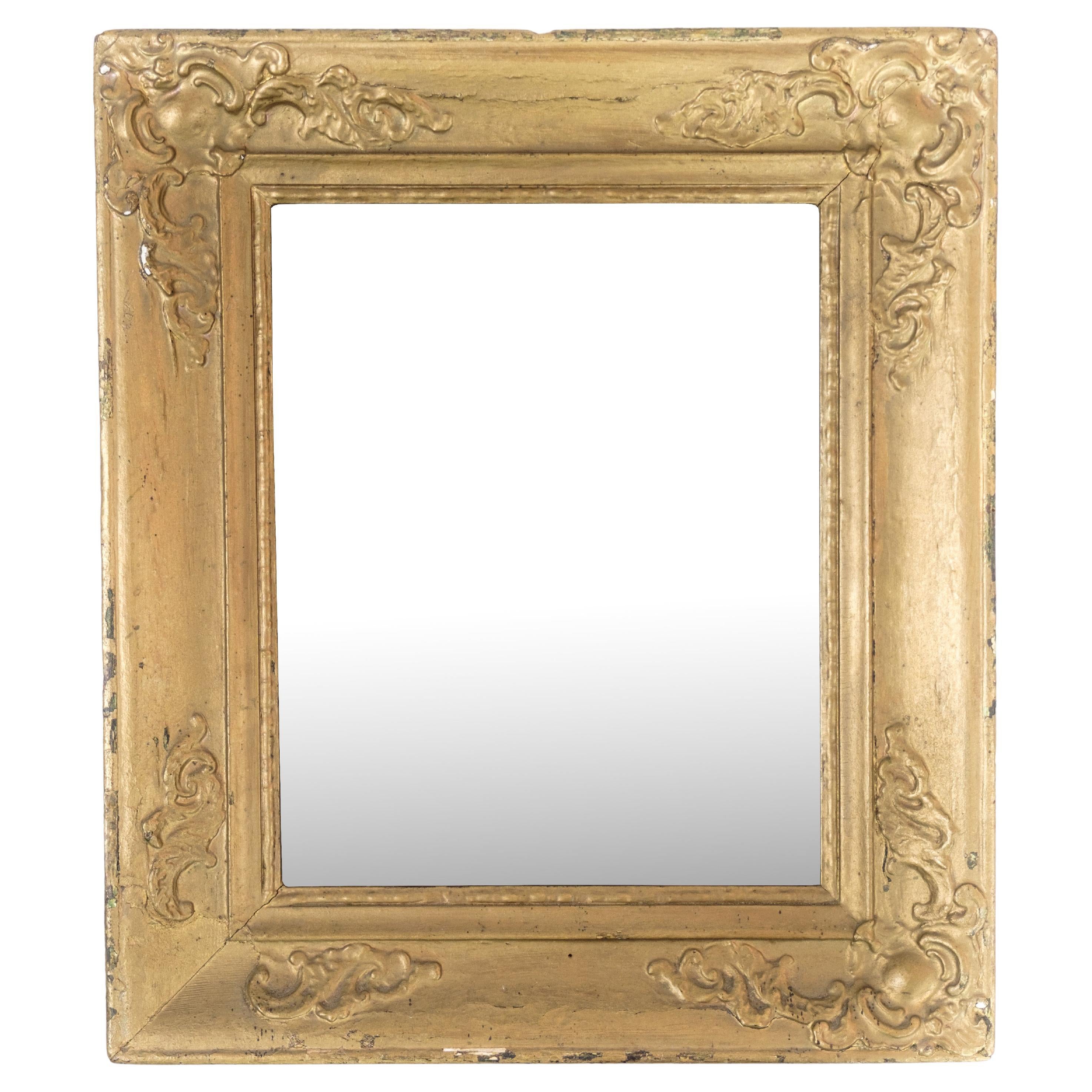 Mirror, gilded, 1890 For Sale