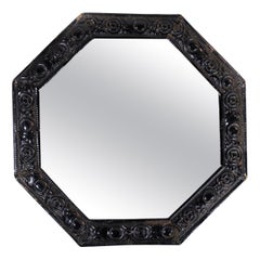 Antique Mirror, Dark Wood, 1890