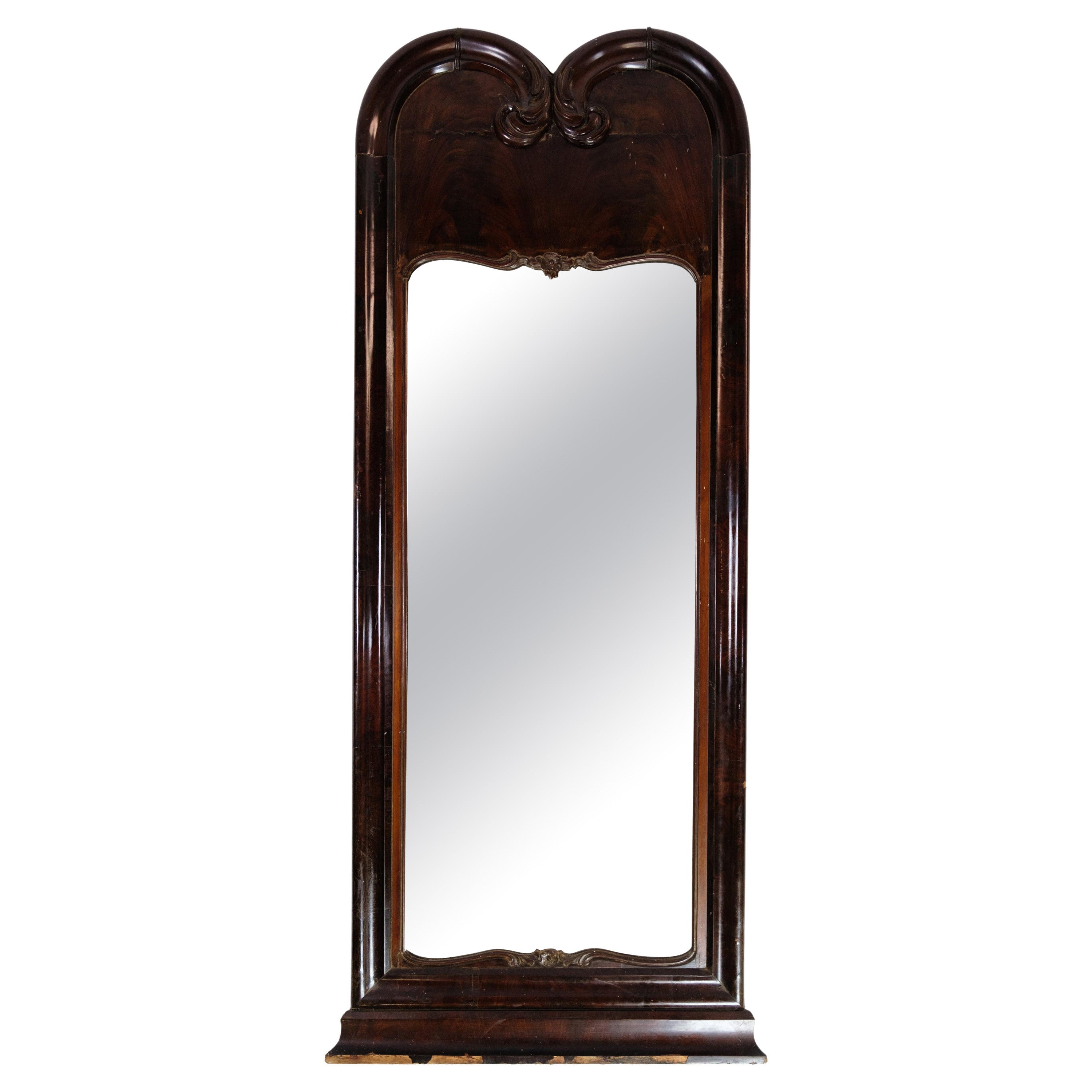 Antique Mirror, acajou, Danemark, 1840