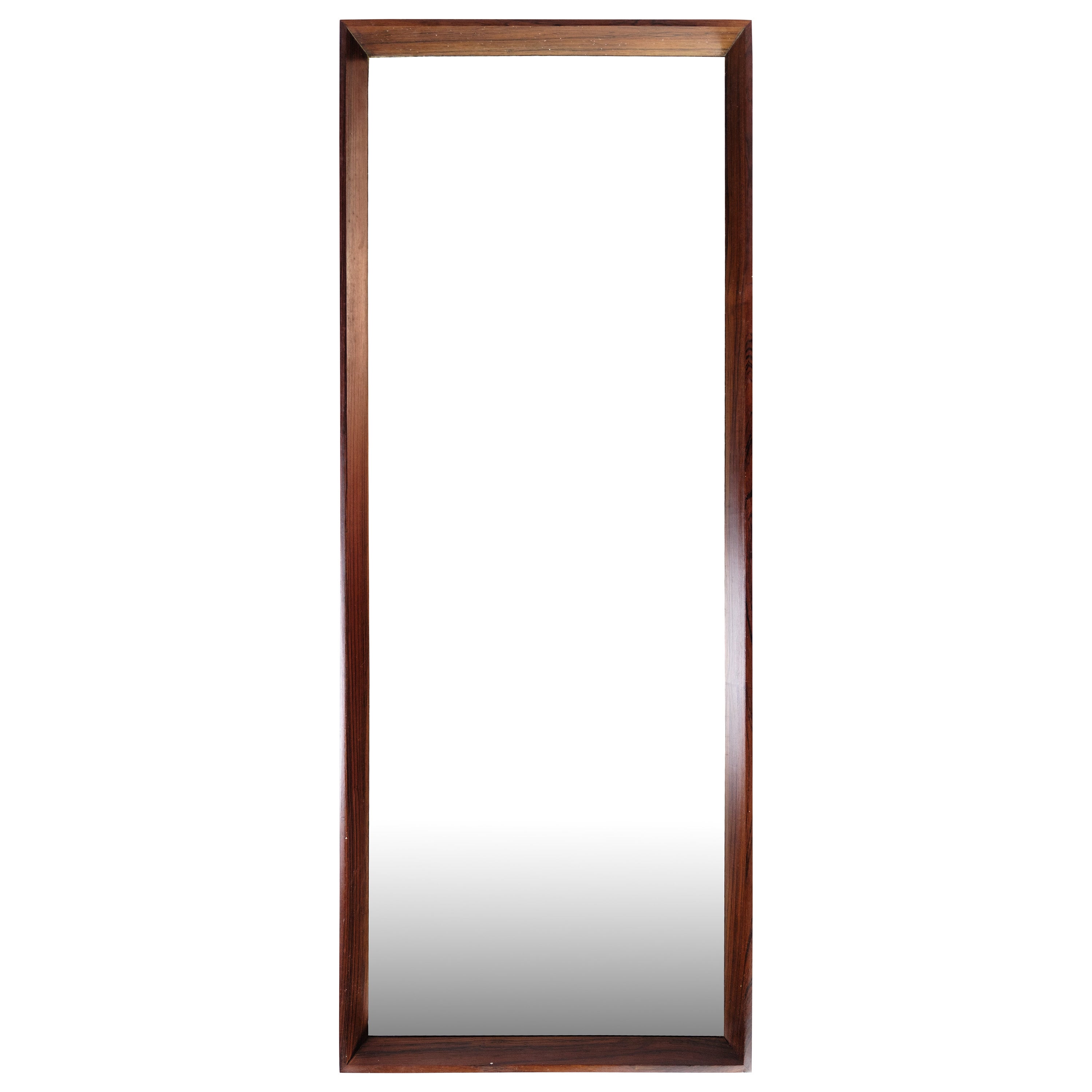 Mirror Made In Rosewood, Danish Design From 1960s