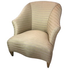 John Hutton Designs for Donghia Ghost/Spirit Club Chair in of the Period Fabric