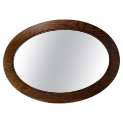 Miroir en chêne teinté des années 1910