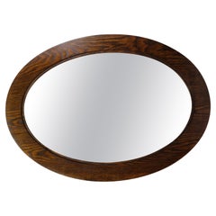 Antique Mirror, Stained Oak, 1910