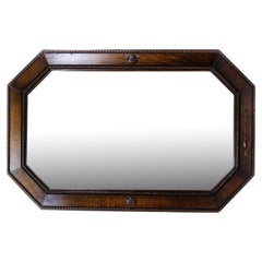 Mirror Made In Oak With Decorations From 1890s