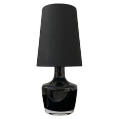 20th Century Black Swedish Small Glass Office Light by Falkenbergs Belysning