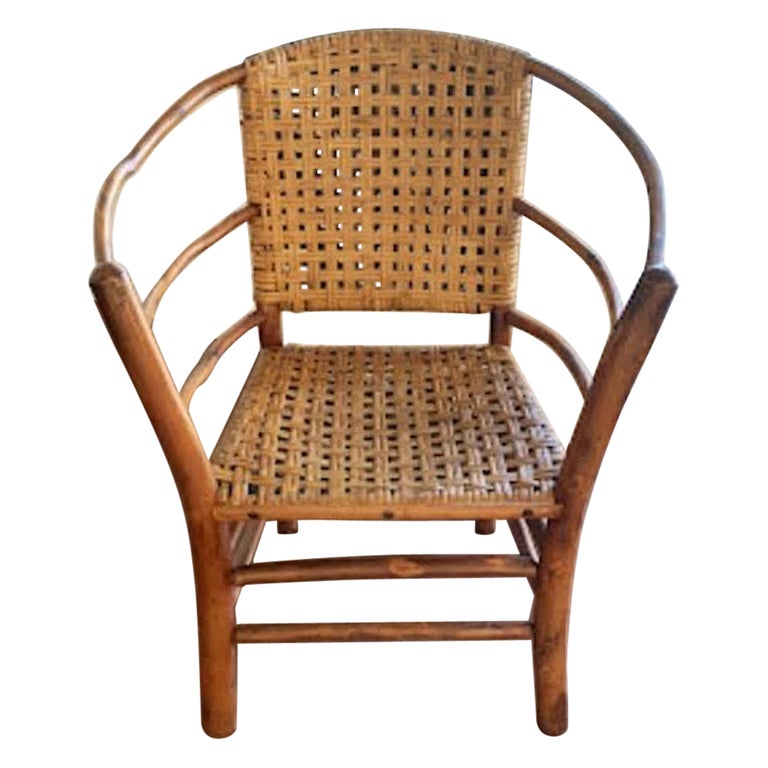 Old Hickory Hoop Arm Chair For Sale