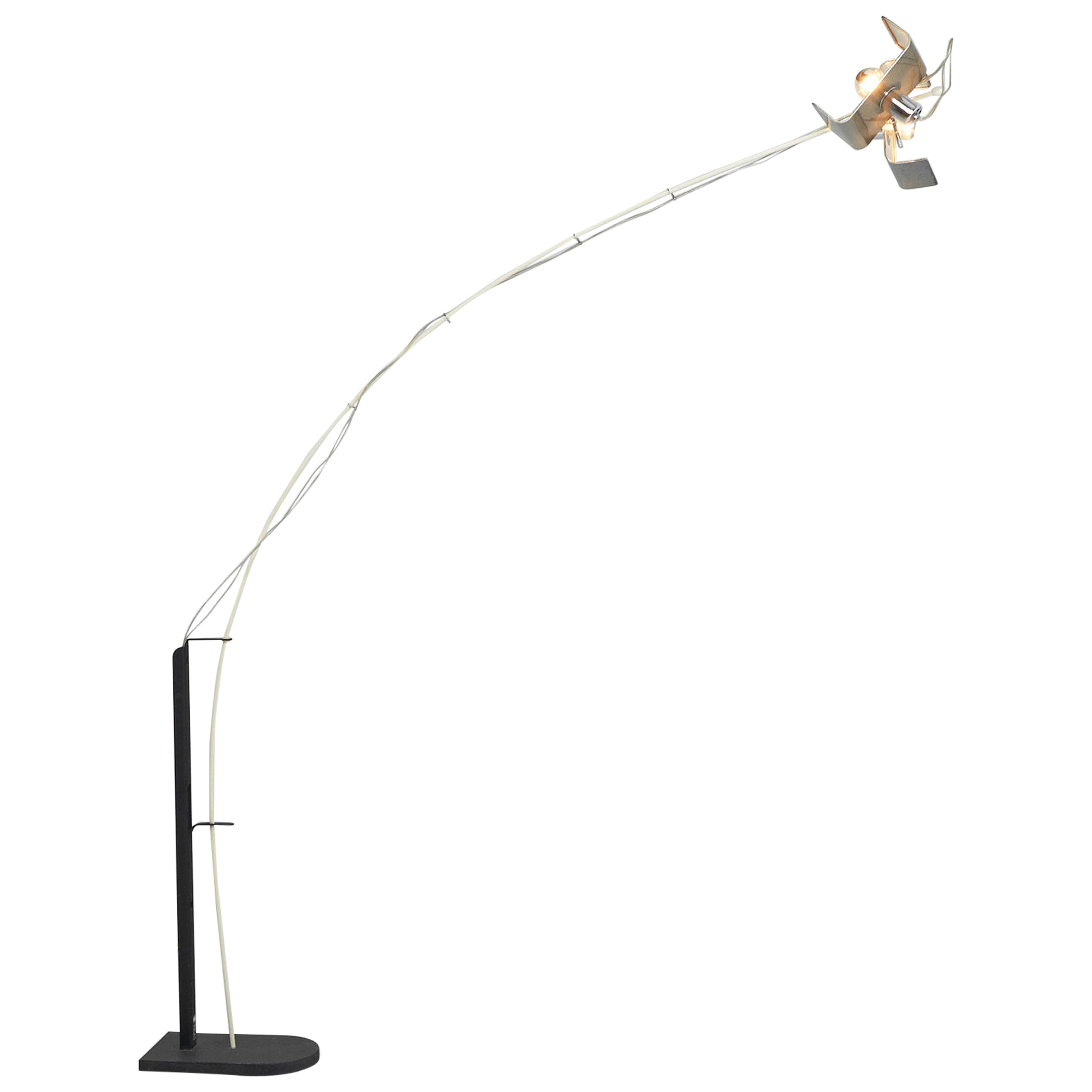 Valmassoi Conti L'Amo Floor Lamp by Luci, Italy, 1970 For Sale