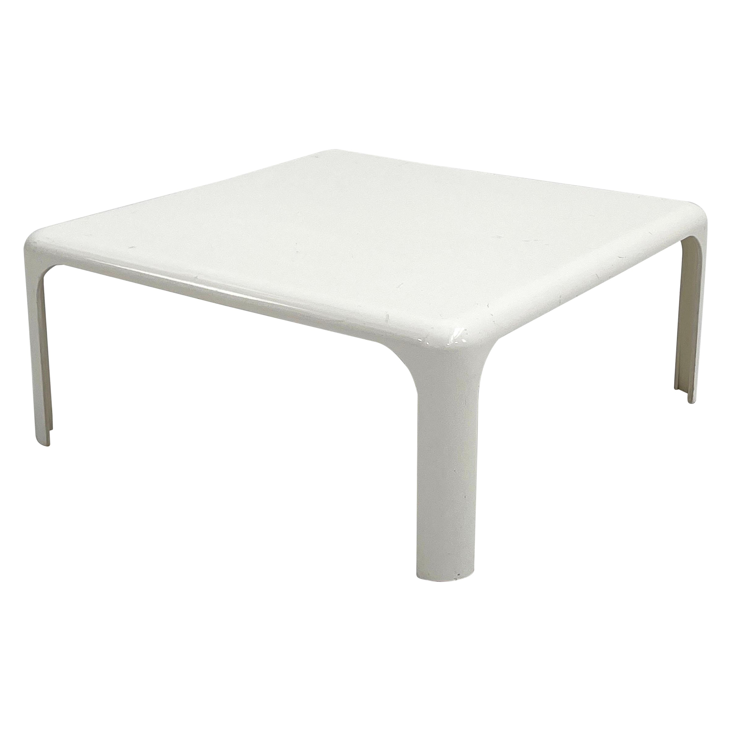 White Demetrio 70 Coffee Table by Vico Magistretti for Artemide, 1960s at  1stDibs