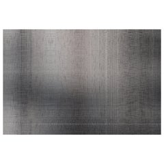 Moooi Small Quiet Canvas Ombre Rectangle Rug in Wool with Blind Hem Finish
