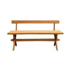 Bench from the 1970s in Solid Pine
