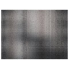 Moooi Large Quiet Canvas Ombre Rectangle Rug in Wool with Blind Hem Finish