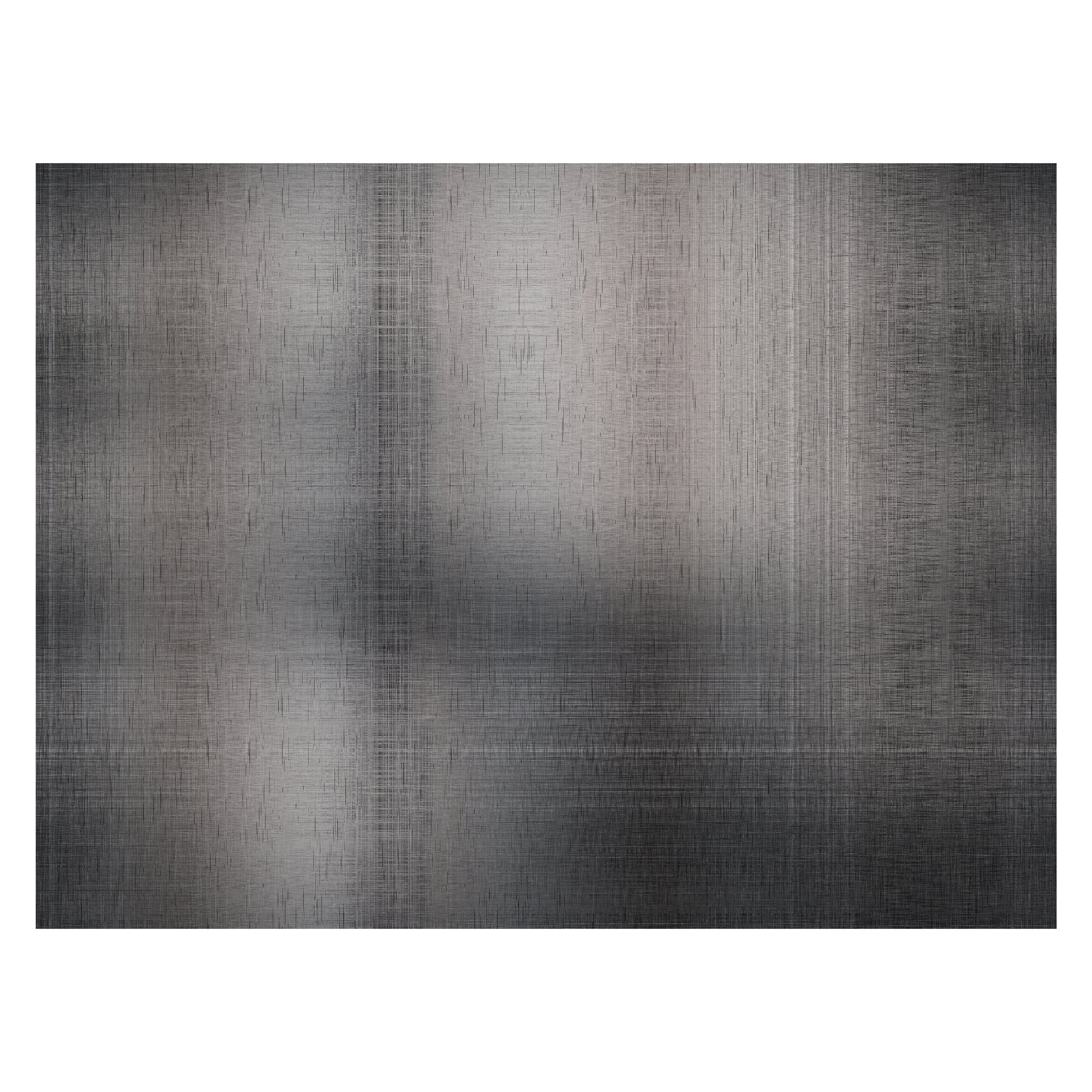 Moooi Large Quiet Canvas Ombre Rectangle Rug in Soft Yarn Polyamide