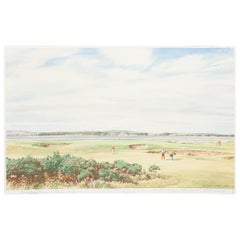 Original Arthur Weaver Golf Painting, St Andrews