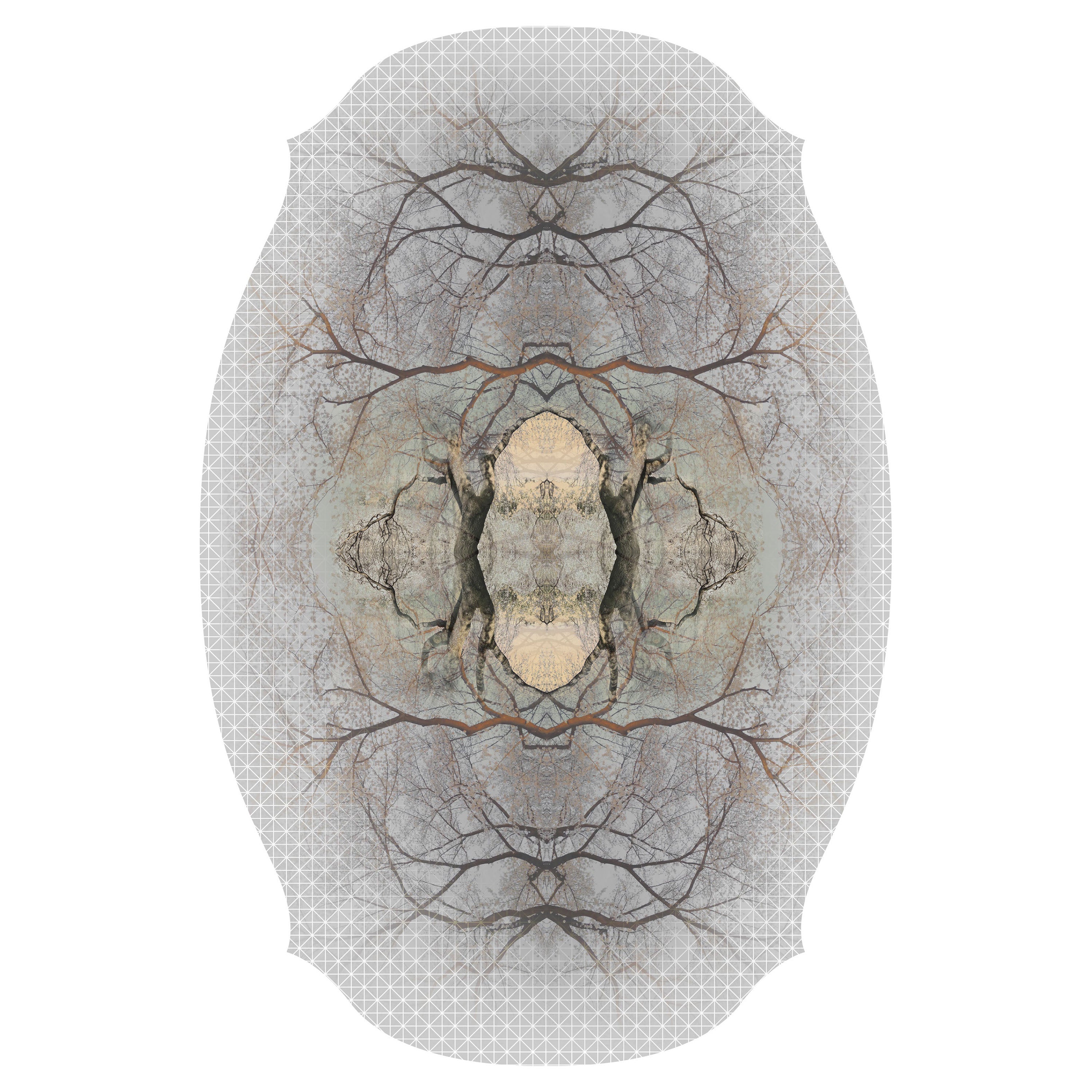Moooi Diamantbaumteppich aus weichem Polyamide von Edward van Vliet