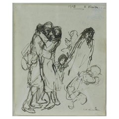 Works on Figural Paper by Theophile Alexandre Steinlen