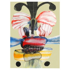 Tapis Moooi Small Wasp II en laine avec finition à ourlet aveugle par Emma Larsson