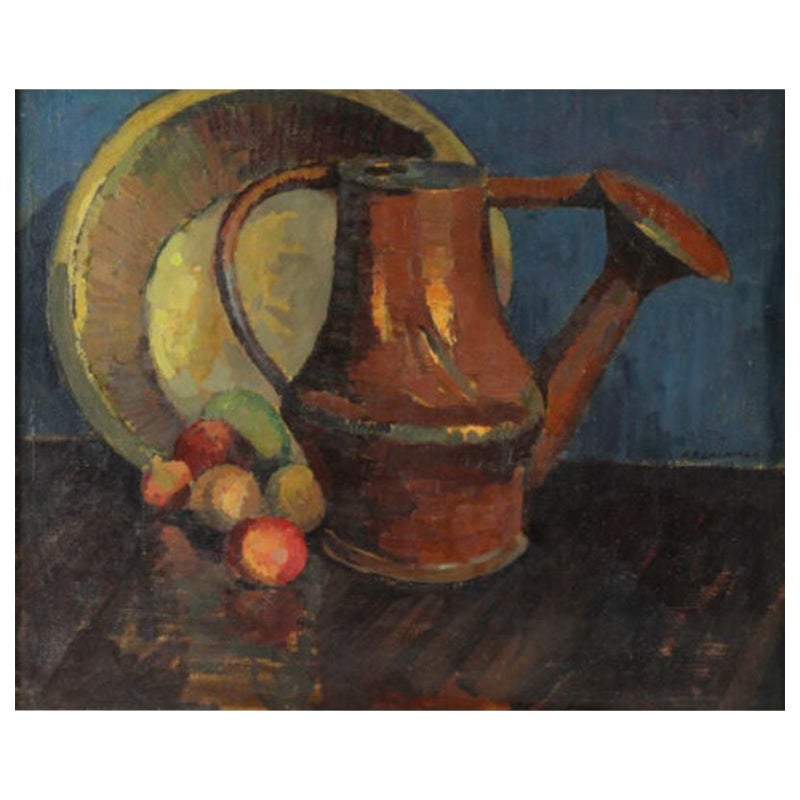 Harry B Lachman Still Life Oil Painting w Fruit