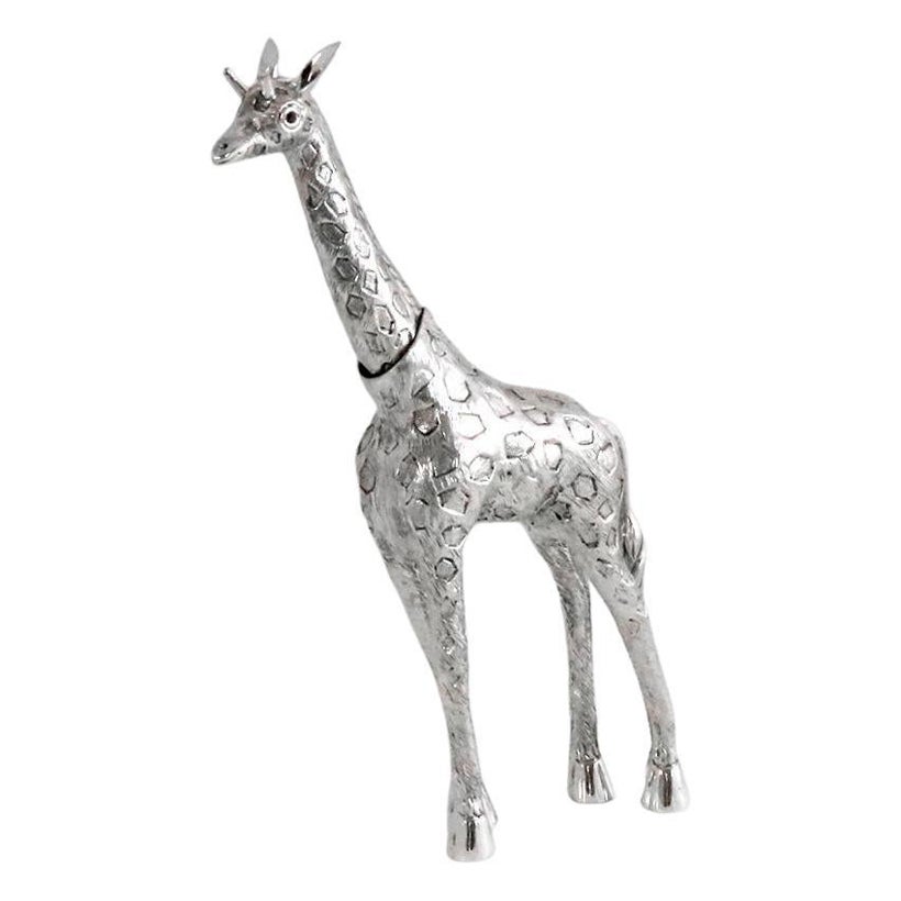 Girafe Nº 1 par Alcino Silversmith 1902 Handcraft en argent sterling