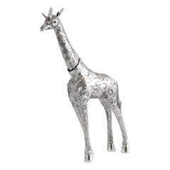 Girafe Nº 1 by Alcino Silversmith 1902 Handcrafted in Sterling Silver