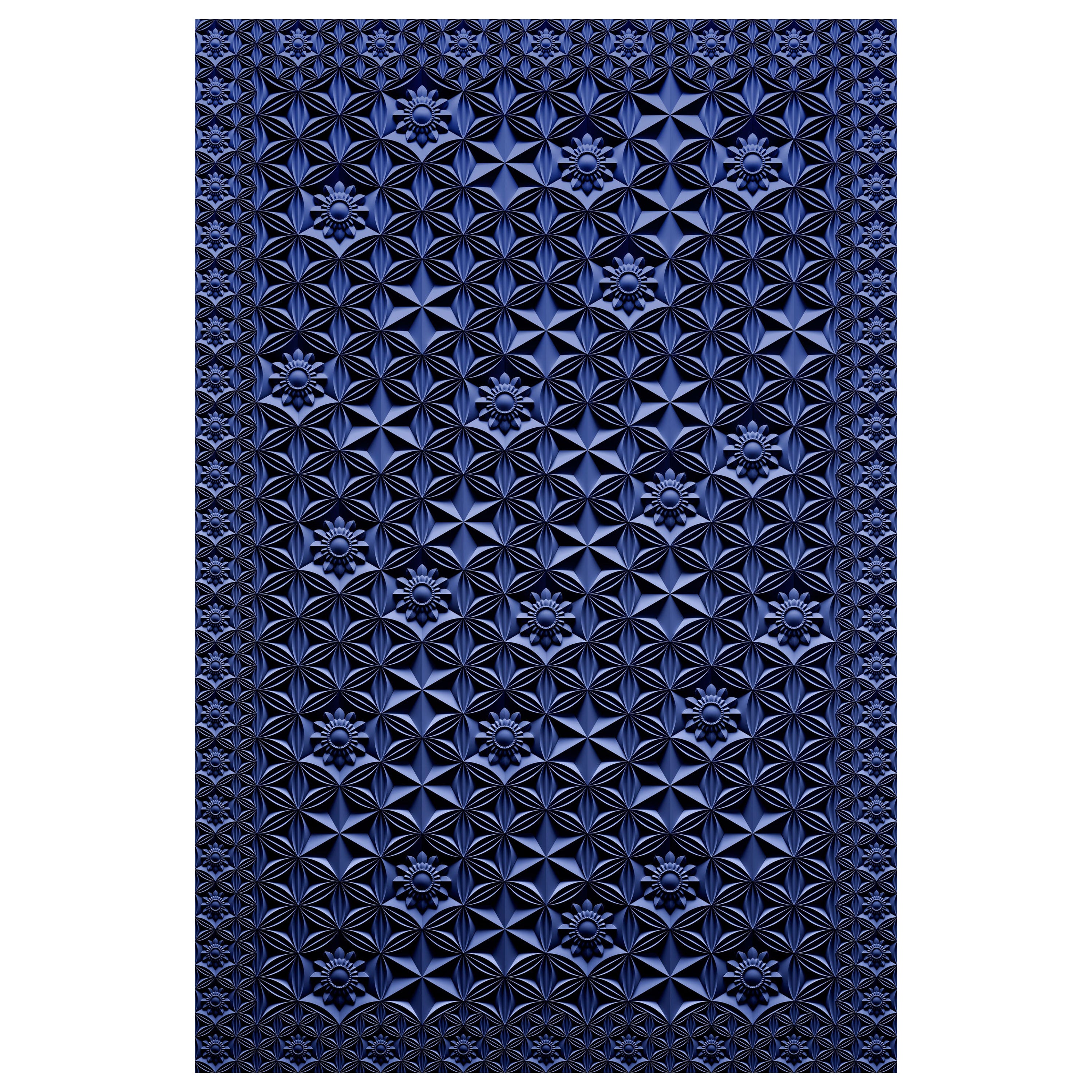 Moooi Woven Crystal Rose Rug in Cotton by Marcel Wanders Studio For Sale at  1stDibs