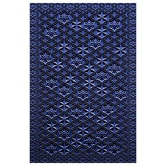 Moooi Woven Crystal Rose Rug in Cotton by Marcel Wanders Studio