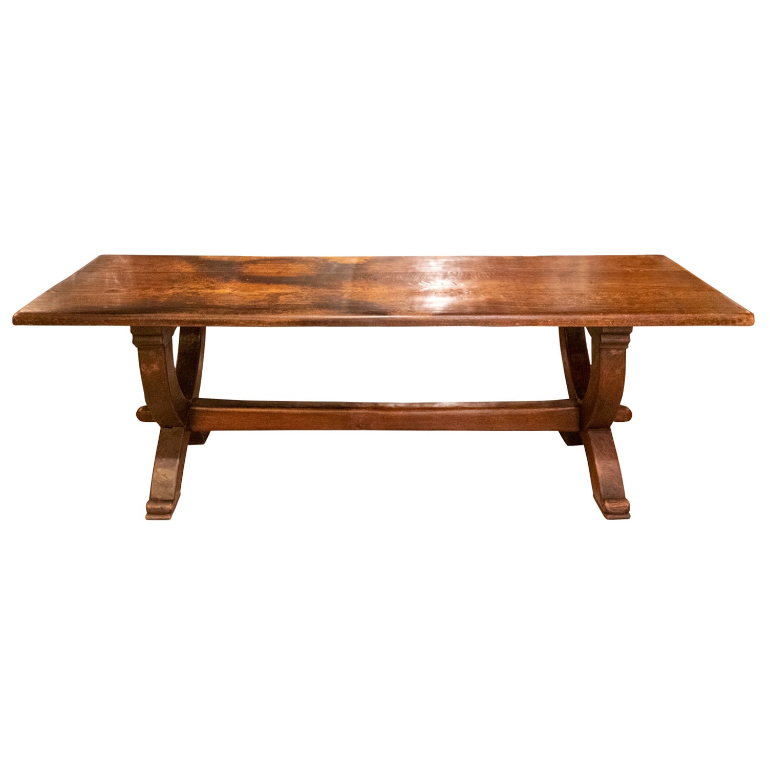 Jacobean Trestle Table For Sale at 1stDibs