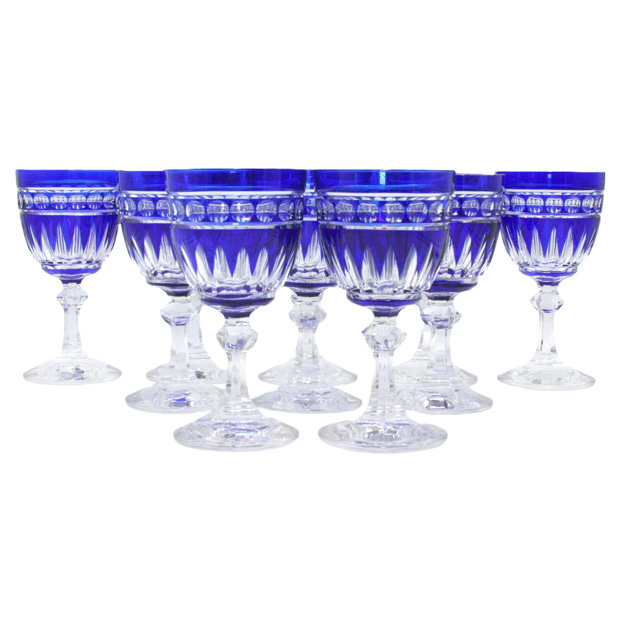 Cut Crystal Barware / Tableware Service / 12 People For Sale