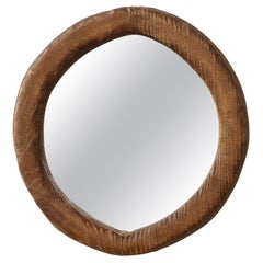 Simple Antique French Hand-made Mirror, c. 1950